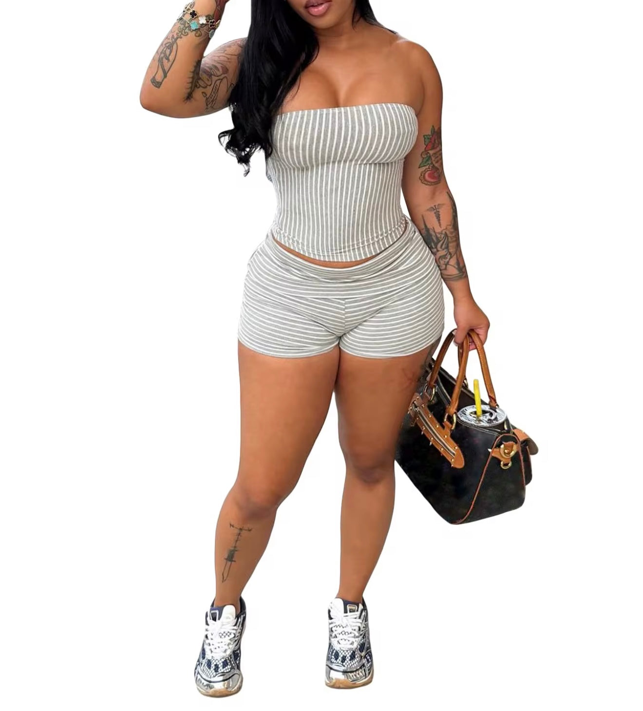 Soft Smoke Two-Piece Set